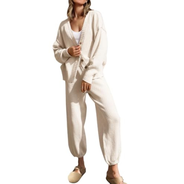 SAUKOLE Two Piece Sweater Sets - Versatile & Cozy Outfit Set Tracksuit