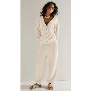 SAUKOLE Cozy Two Piece Sweater Set - Chic Lounge Wear