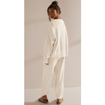SAUKOLE Cozy Two Piece Sweater Set - Chic Lounge Wear