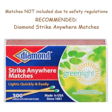 Amarcado Match Holders Set for Decorative Home Style