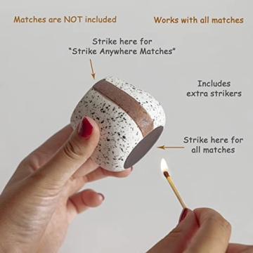 Amarcado Match Holders Set for Decorative Home Style