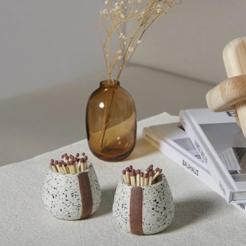 Amarcado Match Holders Set for Decorative Home Style