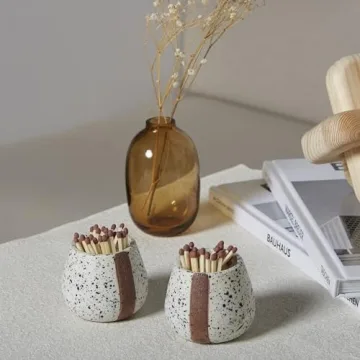Amarcado Match Holders Set for Decorative Home Style