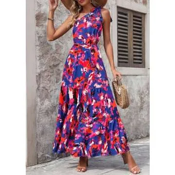 Floral Maxi Dress for Women - Summer Boho Style