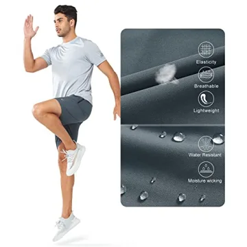 NORTHYARD Men's Athletic 7-Inch Running Shorts Quick Dry