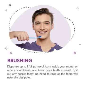 EverSmile OrthoFoam for Braces - Clean & Whiten Teeth