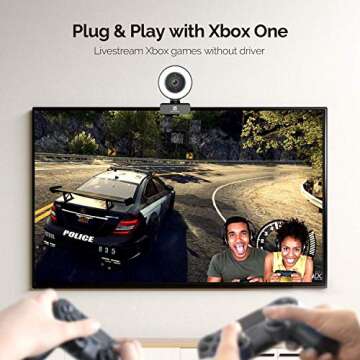 VITADE 960AF Full HD Webcam with Adjustable Ring Light