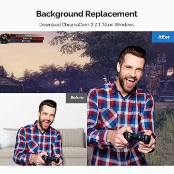 VITADE 960AF Full HD Webcam with Adjustable Ring Light