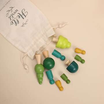 Wooden Tree Balance Stacking Toy for Home Decor