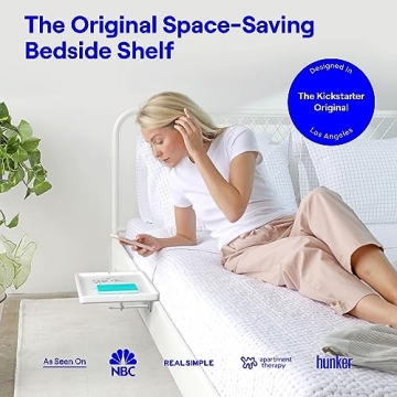 BedShelfie Bedside Shelf - Stylish Dorm Room Storage Solution