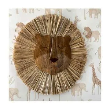 Crane Baby Safari Wallpaper for Nursery, Nursery Wallpaper for Boys and Girls, Jungle Wallpaper, 21" w x 270" h, Animal Print Wallpaper, Gender Neutral Wallpaper, Safari Nursery Decor, Baby Wallpaper