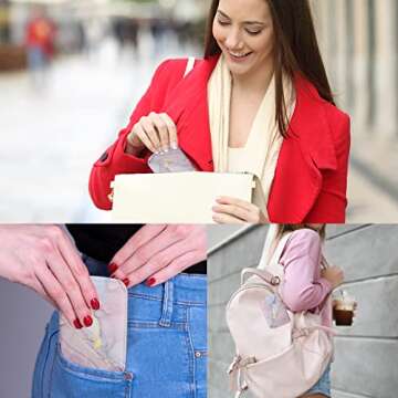 Coaott Credit Card Holder, Stylish RFID-Blocking Women's Slim Wallet Perfect for Business and Everyd...