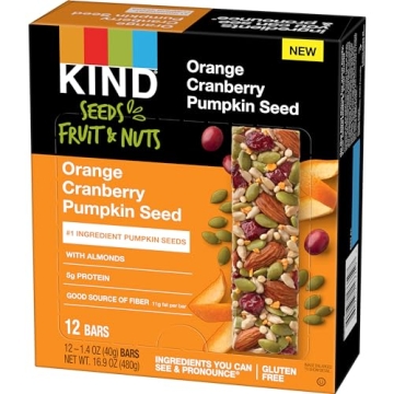 KIND Orange Cranberry Nut Bars - 5g Protein & Gluten Free