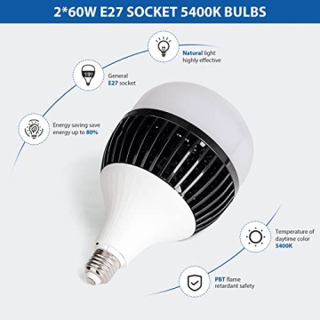 GEEKOTO Softbox Photography Lighting Kit for Stunning Photos