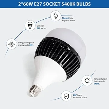 GEEKOTO Softbox Photography Lighting Kit for Stunning Photos