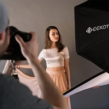 GEEKOTO Softbox Photography Lighting Kit for Stunning Photos