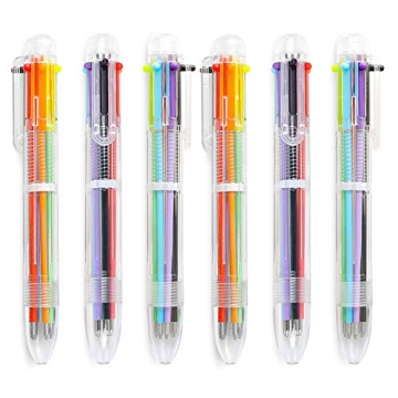 Hutou 24 Pack 0.5mm Multicolor Ballpoint Pens - Fun and Practical for All Ages!