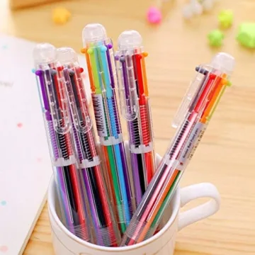 Hutou 24 Pack Multicolor Ballpoint Pens for Kids