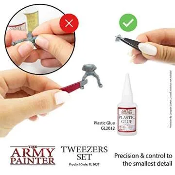 Precision Tweezers Set for Miniature Crafting