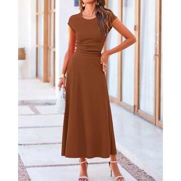 BTFBM Women's Casual Two Piece Skirt Set for Summer