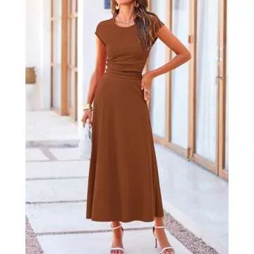 BTFBM Women's Casual Two Piece Skirt Set for Summer
