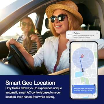 DELLA Versa Series 12000 BTU Mini Split Air Conditioner Work with Alexa with 1 Ton Pre-Charged Heat Pump Ductless Inverter System, 19 SEER2, Cools Up to 550 Sq. Ft,16.4ft installation kit included