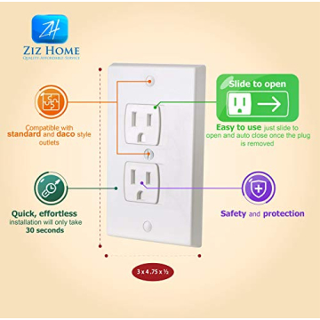 Childproof Outlet Covers - Ziz Home Safety Solution