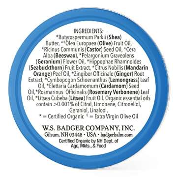 Badger Organic Cuticle Balm - Nourishing Nail Care Cream