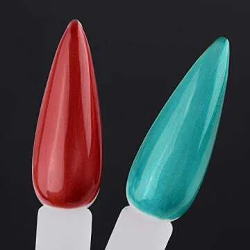 160 Pcs Plastic Nail Swatch Sticks Stiletto Nail Swatches Sample Sticks Nail Color Display Sticks wi...