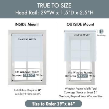 Madison Park Galen Cordless Roman Shades - Stylish Privacy Treatment