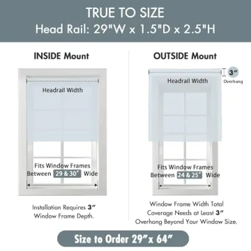 Madison Park Galen Cordless Roman Shades - Stylish Privacy Treatment