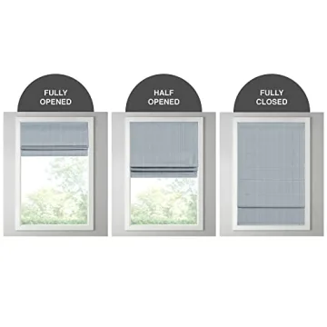 Madison Park Galen Cordless Roman Shades - Stylish Privacy Treatment