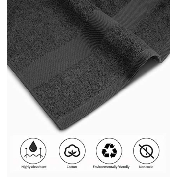 Softolle Luxury Cotton Bath Towels - Set of 4 Super Soft