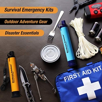 Membrane Solutions Ultralight Water Filter Straw for Outdoor Adventures