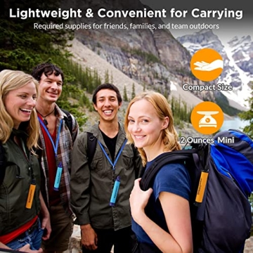 Membrane Solutions Ultralight Water Filter Straw for Outdoor Adventures