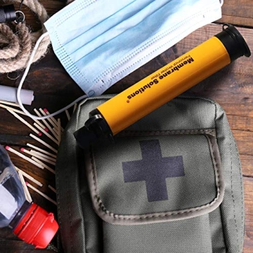 Membrane Solutions Ultralight Water Filter Straw for Outdoor Adventures