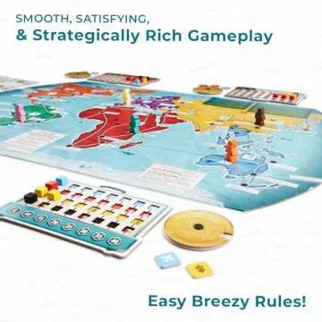 Trekking The World (2nd Edition) - The Award-Winning Family Board Game | Great for Kids Ages 10 and Up | Easy to Learn | Designed for Globetrotters by Underdog Games