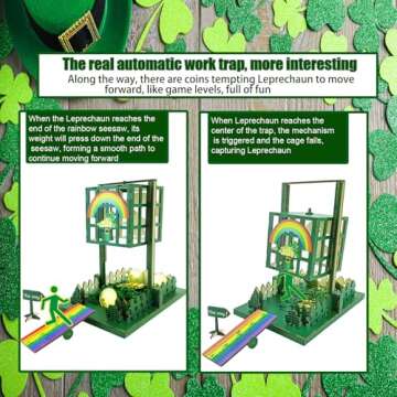 Engaging Vecacosic Leprechaun Trap Kit for Kids