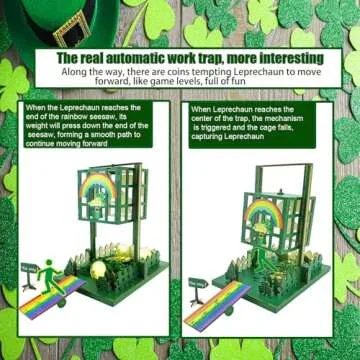 Engaging Vecacosic Leprechaun Trap Kit for Kids