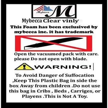 Mybecca Clear Marine Vinyl 54" -8 Gauge 5 Yards Sold by Roll