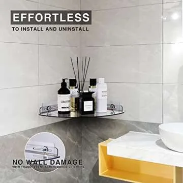 Acrylic Bathroom Shelf Organizers for Tidy Spaces