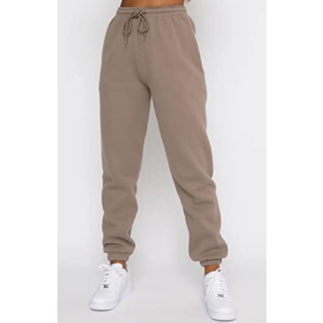 Viatabuna Women's Fleece Sweatsuit Cozy Lounge Set