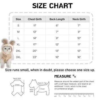Cat Bunny Ears Costume Cute Dog Kitten Hoodies Sweater Rabbit Ears Puppy Pet Apparel (Small,Gray)