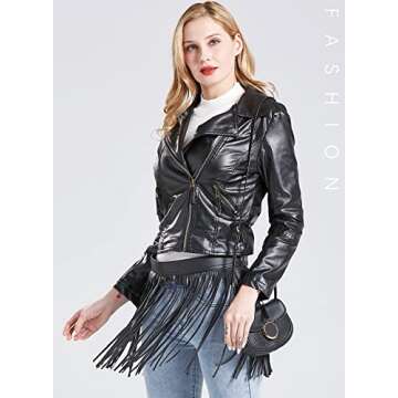 Women Fringe Tassel Skirt Belt for Party & Dance