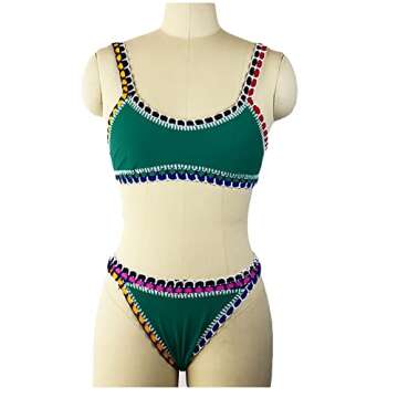 CYYNO Women's Hand-Knitted Upscale Bikini Swimsuit