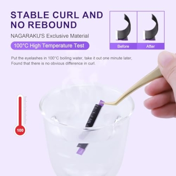 NAGARAKU Individual Eyelashes - Premium Quality Eyelash Extensions 0.05mm