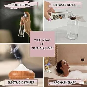 LOVSPA Santal Sandalwood Reed Diffuser Oil Refill with Replacement Scent Sticks | A Warm, Earthy & Woody Aroma, 4oz | Made in The USA