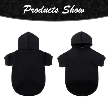 KOOLTAIL Soft Warm Dog Hoodie with Leash Hole & Pocket