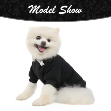 KOOLTAIL Soft Warm Dog Hoodie with Leash Hole & Pocket