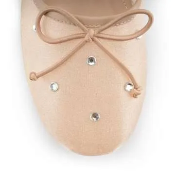 Stylish Gradinery Women's Crystal Mesh Ballet Flats for Comfort